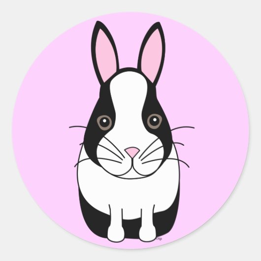 Trixie Ronde Sticker (Voorkant)