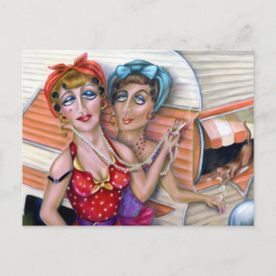 Trixie-zussen: De reeks van de Roze aanhangwagen Briefkaart