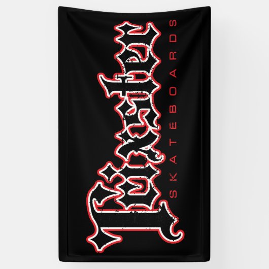 Trixster Skateboards Banner (Verticaal)