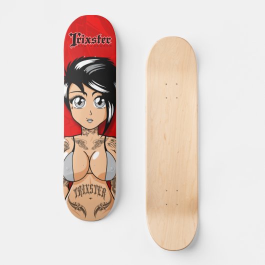 Trixster Skateboards - Mizz Tatz (Voorkant)