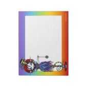 Trixy Pixie Stick Sideshow Circus BIG Notitieblok (Linkerzijde)