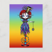 Trixy Pixie Stick Sideshow Circus Fairy Briefkaart (Voorkant)