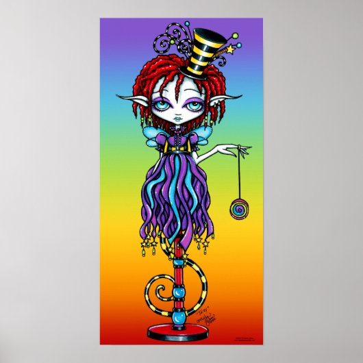 Trixy Pixie Stick Sideshow Circus Fairy Poster (Voorkant)
