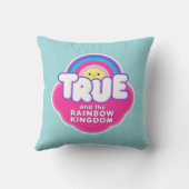 TRK - Blauwgroen patroon Kussen (Achterkant)