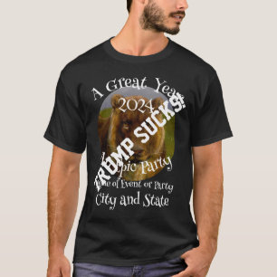 Trmp Een Geweldig Jaar Een Episch Feest Leeuw Trum T-shirt