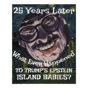 Trmp Epstein Eiland Dossiers Baby's Republikeins T Perfect Poster