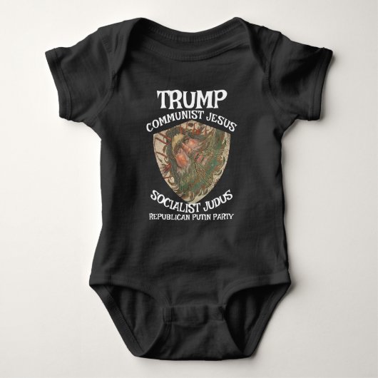 Trmp Republikeinse Partij MAGA VS Amerika Stem Tru Romper (Voorkant)