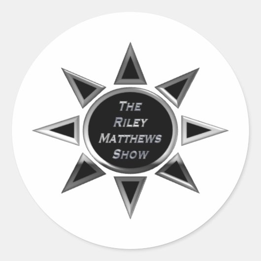 TRMS logo start 2 Ronde Sticker (Voorkant)