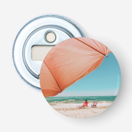 Trocadero Playa - Marbella - Spanje Button Flesopener (Voorkant)