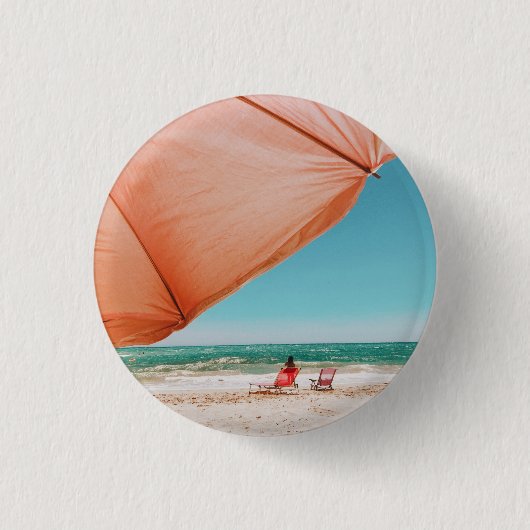 Trocadero Playa - Marbella - Spanje Ronde Button 3,2 Cm (Voorkant)
