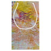 Troebel Abstract geschilderd Klein Cadeauzakje (Achterkant)