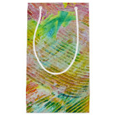 Troebel Abstract geschilderd Klein Cadeauzakje (Voorkant)