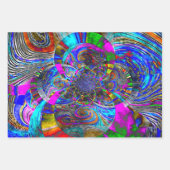 "Troebel dag door Glas in lood" inpakpapier Vel (Voorkant)