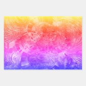 "Troebel dag door Glas in lood" inpakpapier Vel (Voorkant 3)