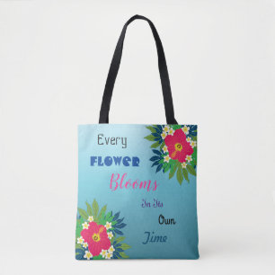 troebel met inspirerend prijsopgave tote bag