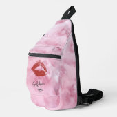 troebel roze sling bag (Rechterhoek)