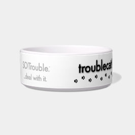 Troebel! Voerbakje