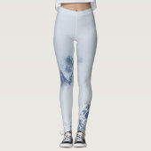 Troebele bergen leggings (Voorkant)