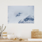 Troebele bergen poster (Keuken)