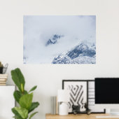 Troebele bergen poster (Thuiskantoor)