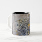troebele beweging tweekleurige koffiemok (Voorkant links)