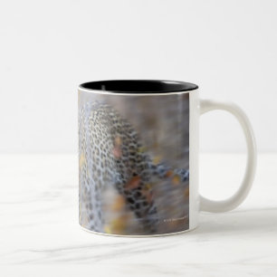 troebele beweging tweekleurige koffiemok
