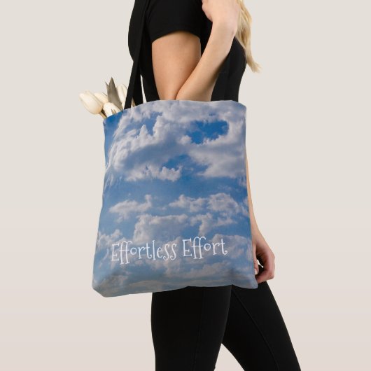 Troebele blauwe plekken tote bag (Dichtbij)