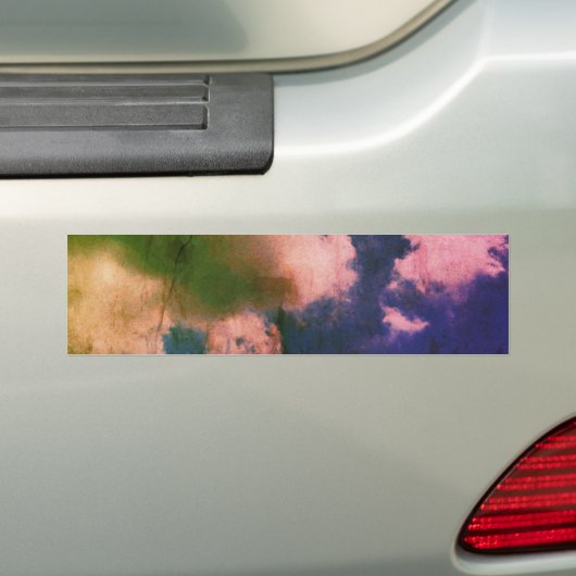 Troebele bumpersticker (Op auto)