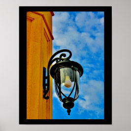 Troebele daglamp poster
