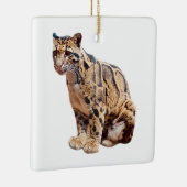 troebele luipfoto oerwoud groot kattedier keramisch ornament (Rechts)