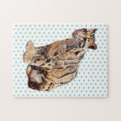 troebele luipfoto oerwoud groot kattedier legpuzzel (Horizontaal)