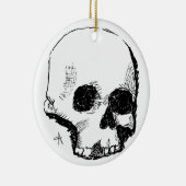 troebele schedel keramisch ornament (Rechts)