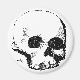 troebele schedel magneet