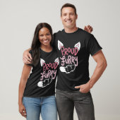 Troebele staart en oorspaslaag t-shirt (Unisex)