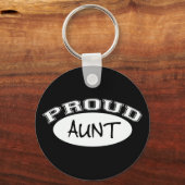 Troebele tante (wit) sleutelhanger (Voorkant)