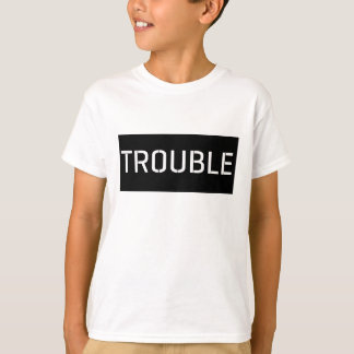 Troebele typografie t-shirt