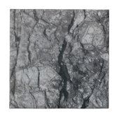 Troebele zwarte gelaagde marmersteen afwerking tegeltje (Voorkant)