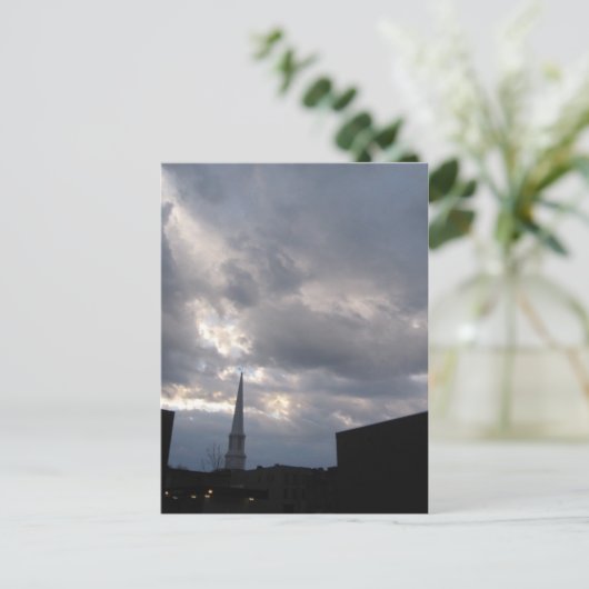 troebelen briefkaart (Staand voorkant)