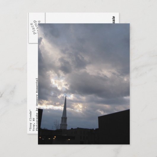 troebelen briefkaart (Voorkant / Achterkant)