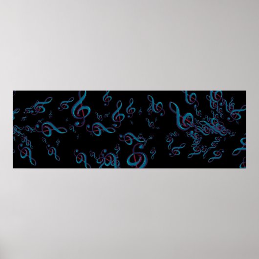 troebels in het donker poster (Voorkant)