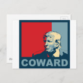 Troef/Drumpf: Lafaard (de kleuren van de Hoop) Briefkaart (Voorkant / Achterkant)