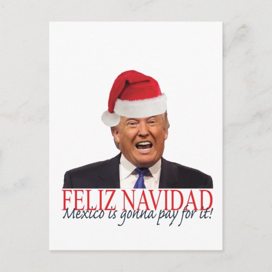 Troef. Feliz Navidad, Mexico gaat voor het Feestdagenkaart (Voorkant)