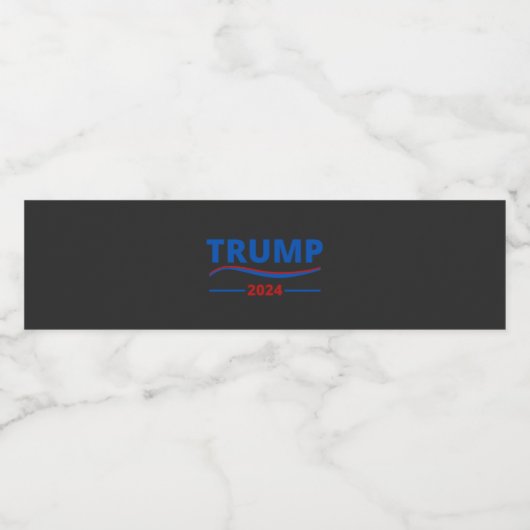 troep Amerika terug Waterfles Etiket (Enkel label)