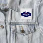 troep deplorabele knop vierkante button 5,1 cm (In situ)