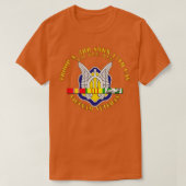 Troep Een 3e Sqdn 17e Cavalerie w SVC Ribbon V3 T-shirt (Design voorkant)