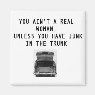 Troep in Trunk Magnet