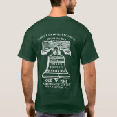 Troep Klasse B - bosgroen (logo voor- en achterkan T-shirt (Achterkant)