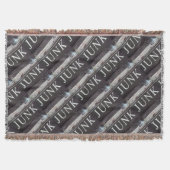 Troep op antiek sleepwagen, auto, rusted metal deken (Voorkant)