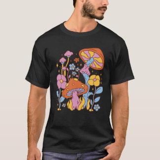  troep Psychedelische paddenstoel en landgreep T-shirt