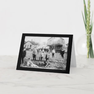 Troep van Jongens in Cleveland, OH 1911 Kaart